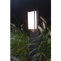 kinkiecik.pl Lampa stojąca z czujnikiem ruchu QUBO 7193004118 IP54 LUTEC