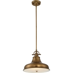 kinkiecik.pl Lampa wisząca Emery – 1 źródło światła – Stary mosiądz QZ-EMERY-P-M-WS Elstead Lighting