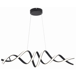Quoto - lampa wisząca LED czarny mat 342601-30 REALITY