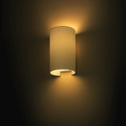 RON W 15/25 ścienna Chintz jasno szara/białe PCV 230V LED E27 15W R11557 Rendl light studio