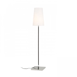 LULU podłogowa biała/czarna chrom 230V LED E27 8W R12466 Rendl light studio