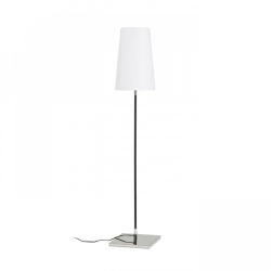 LULU podłogowa biała/czarna chrom 230V LED E27 8W R12466 Rendl light studio