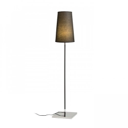 LULU podłogowa czarna chrom 230V LED E27 8W R12467 Rendl light studio