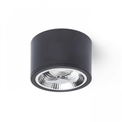 KELLY LED DIMM sufitowa czarna 230V LED 15W 45° 3000K R12634 Rendl light studio