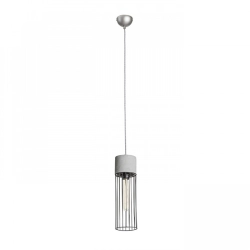 BURTON wisząca beton 230V LED E27 11W R12931 Rendl light studio