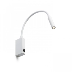 EKE ścienna biała 230V LED 3W 60° 3000K R12944 Rendl light studio