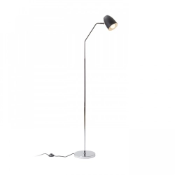PRAGMA podłogowa czarna chrom 230V LED E27 11W R12989 Rendl light studio