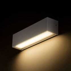 CAMARGUE ścienna srebrno-szara szkło satynowe 230V LED 6W IP65 3000K R13527 Rendl light studio
