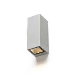 DESMOND II ścienna srebrno-szara 230V GU10 2x35W IP44 R13610 Rendl light studio