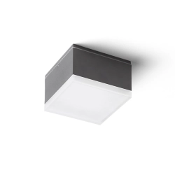 ORIN SQ sufitowa antracyt akryl satynowy 230V LED 10W IP54 3000K R13629 Rendl light studio