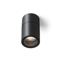 SORANO sufitowa czarna plastik 230V LED GU10 8W IP44 R13633 Rendl light studio