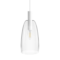 kinkiecik.pl BELLINI L E14 pendent white clear glass 230V E14 15W R13658 Rendl light studio