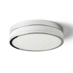 CIRA LED 35 sufitowa szkło opalowe/chrom 230V LED 24W IP44 3000K R13681 Rendl light studio