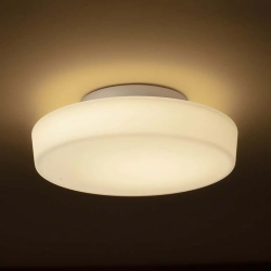 kinkiecik.pl ZARA LED 26 sufitowa szkło opalowe/chrom 230V LED 12W IP44 3000K R13686 Rendl light studio