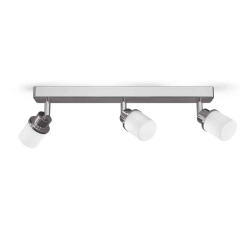kinkiecik.pl LINN III natynkowa szkło opalowe/chrom 230V G9 LED 3x9W IP44 R13703 Rendl light studio