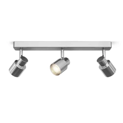kinkiecik.pl VALTO III natynkowa chrom 230V GU10 LED 3x9W IP44 R13704 Rendl light studio