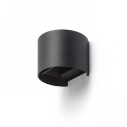 TITO R DIMM ścienna czarna 230V LED 2x3W IP65 3000K R13737 Rendl light studio