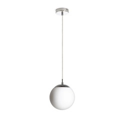 LUNA 20 wisząca szkło opalowe/chrom 230V LED E27 11W R13745 Rendl light studio