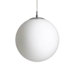 LUNA 30 wisząca szkło opalowe/chrom 230V LED E27 15W R13747 Rendl light studio
