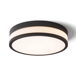 CIRA LED 35 sufitowa szkło opalowe/czarna 230V LED 24W IP44 3000K R13754 Rendl light studio