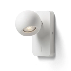 SIENA ścienna biała 230V LED GU10 9W R13761 Rendl light studio