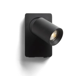 VOLTERA USB ścienna czarna 230V LED GU10 9W R13764 Rendl light studio