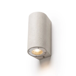 GRANITA II ścienna beton/decor jasny granit 230V LED GU10 2x5W IP65 R13792 Rendl light studio