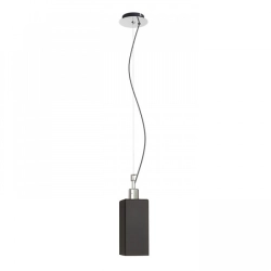 LIZ NEW wisząca czarna chrom 230V LED E27 15W R13823 Rendl light studio