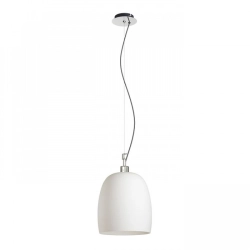 COROA NEW 28 wisząca szkło opalowe/chrom 230V LED E27 15W R13824 Rendl light studio