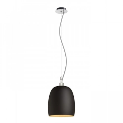 COROA NEW 28 wisząca czarna chrom 230V LED E27 15W R13825 Rendl light studio