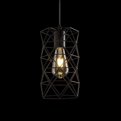 ILUSIA wisząca czarna 230V LED E27 15W R13892 Rendl light studio