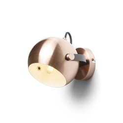 AGNETA natynkowa miedź szczotkowana/czarna 230V LED E27 11W R13896 Rendl light studio