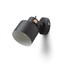 CELEIA natynkowa czarna matowa miedź szczotkowana 230V LED E27 11W R13902 Rendl light studio