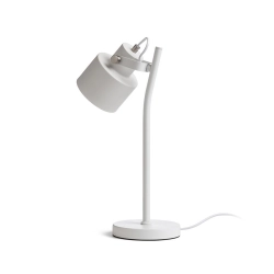 CELEIA stołowa biała matowa nikiel mat 230V LED E27 11W R13903 Rendl light studio