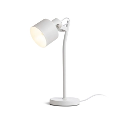 CELEIA stołowa biała matowa nikiel mat 230V LED E27 11W R13903 Rendl light studio