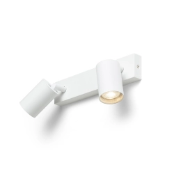 DUDE II natynkowa biała 230V LED GU10 2x9W R13922 Rendl light studio