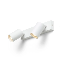 DUDE II natynkowa biała 230V LED GU10 2x9W R13922 Rendl light studio