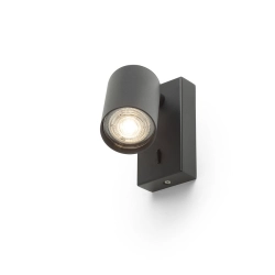 DUDE ścienna czarna 230V LED GU10 9W R13925 Rendl light studio