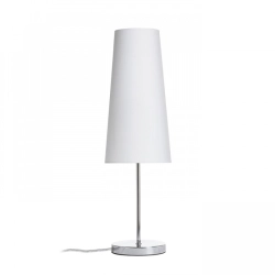 NYC/CONNY 15/30 stołowa Polycotton biała/chrom 230V LED E27 11W R14049 Rendl light studio