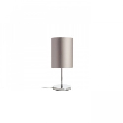 NYC/RON 15/20 stołowa Monaco gołębio szara/srebrne PVC/nikiel LED E27 15W R14058 Rendl light studio