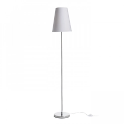 NYC/CONNY 25 podłogowa Polycotton biała/chrom 230V LED E27 15W R14074 Rendl light studio