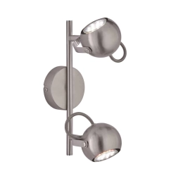 kinkiecik.pl Plafon srebrny spot 2L BASTIA R80052007 TRIO