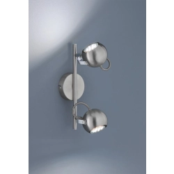 kinkiecik.pl Plafon srebrny spot 2L BASTIA R80052007 TRIO