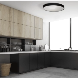 Rapido plafon duży czarny 4000K LP-433/1C L BK Light Prestige - zdjęcie produktu