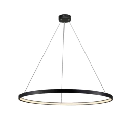 kinkiecik.pl Ring wisząca duża czarna 3000K LP-909/1P L BK Light Prestige