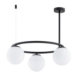 Lampa wisząca RINGO CZARNA-BIAŁA 3xE14 62426 ALFA