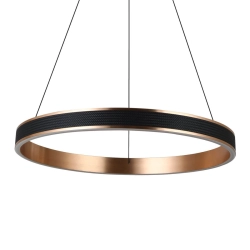 Lampa wisząca RIO 60 3-STEP DIMM 43W 3000K czarny złoty AZ5777 AZZARDO