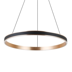 Lampa wisząca RIO 80 3-STEP DIMM 54W 3000K czarny złoty AZ5778 AZZARDO