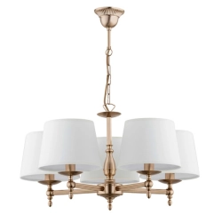 Lampa wisząca ROKSANA ZŁOTA 5xE14 16076 ALFA
