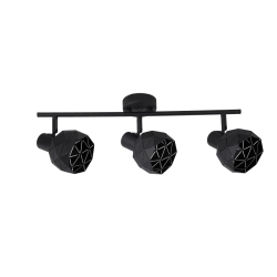 kinkiecik.pl Lampa sufitowa czarna REUS 3 LP-8069/3WS BK LIGHT PRESTIGE